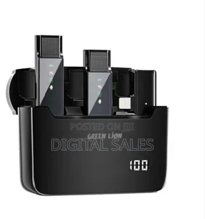 2 in 1 Green Lion Digital Display Microphone