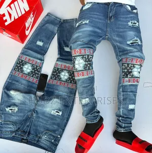 Bent Jean Blue