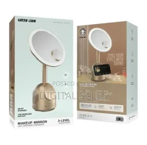 Green Lion Makeup Mirror With Speaker and Magsafe Charger