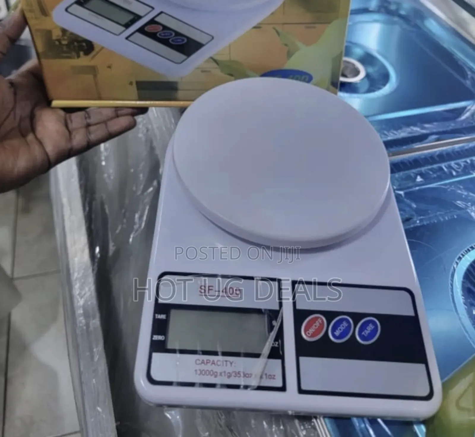 10kg Digital Kitchen Weighing Scale / Balance - White