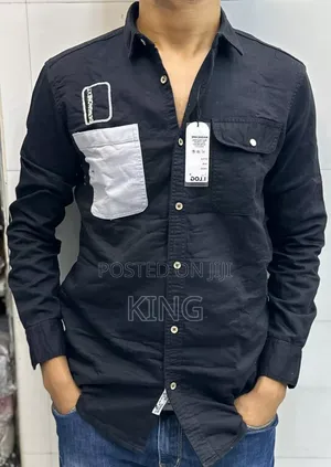 Sleek Denim Shirt