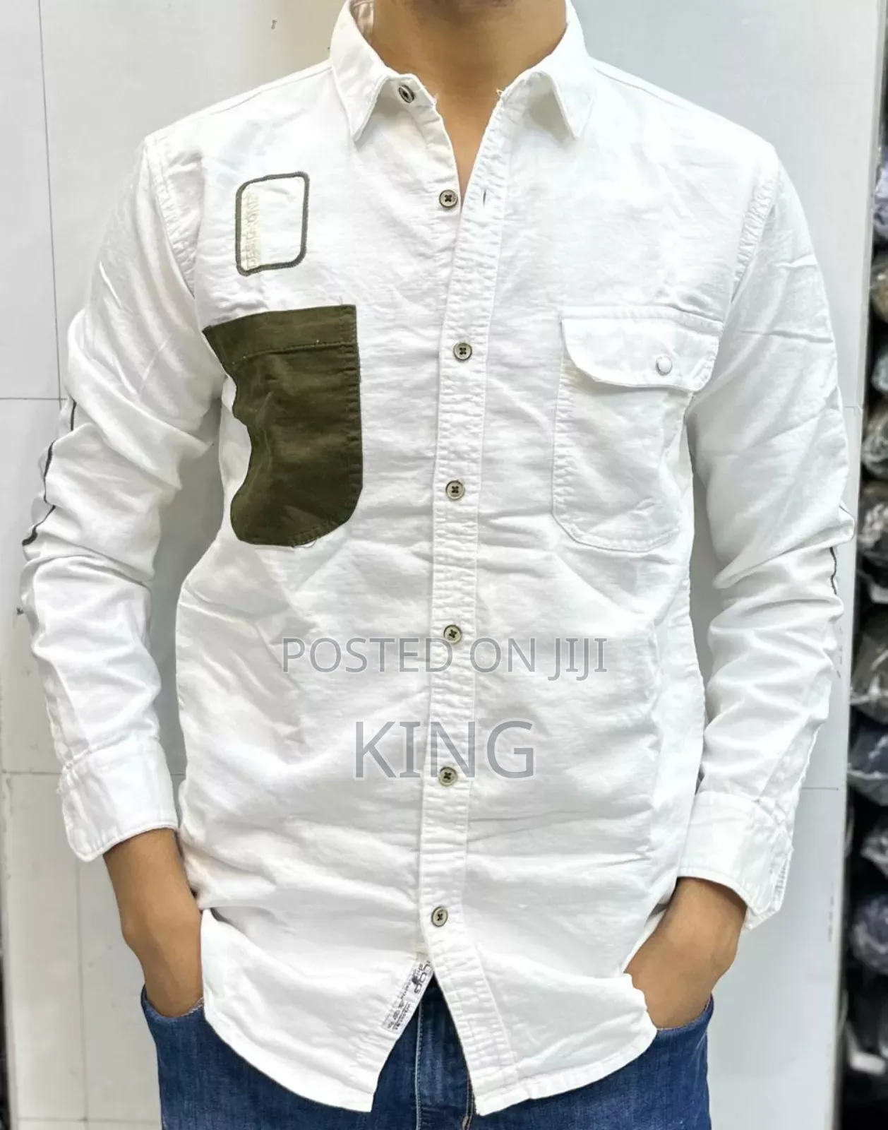 Sleek Denim Shirt