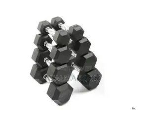 A Pair of 10kgs Hexagonal Dumbbells