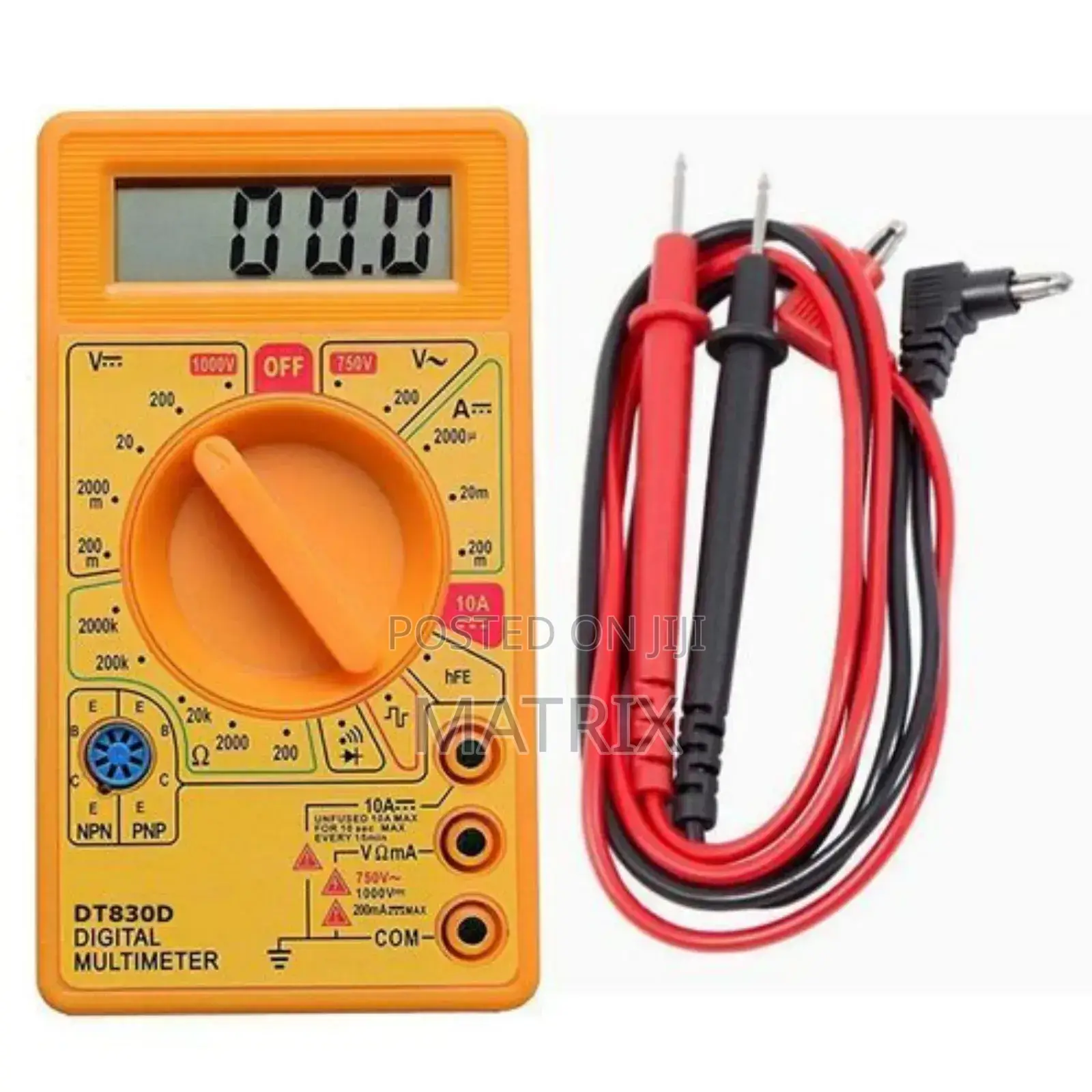 Digital Multimeter Lcd Display Dc/Ac Voltage Current