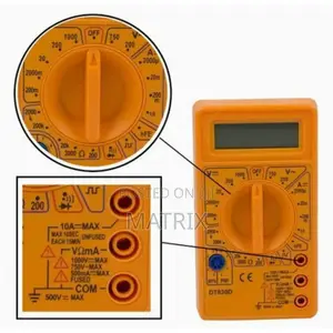 Digital Multimeter Lcd Display Dc/Ac Voltage Current