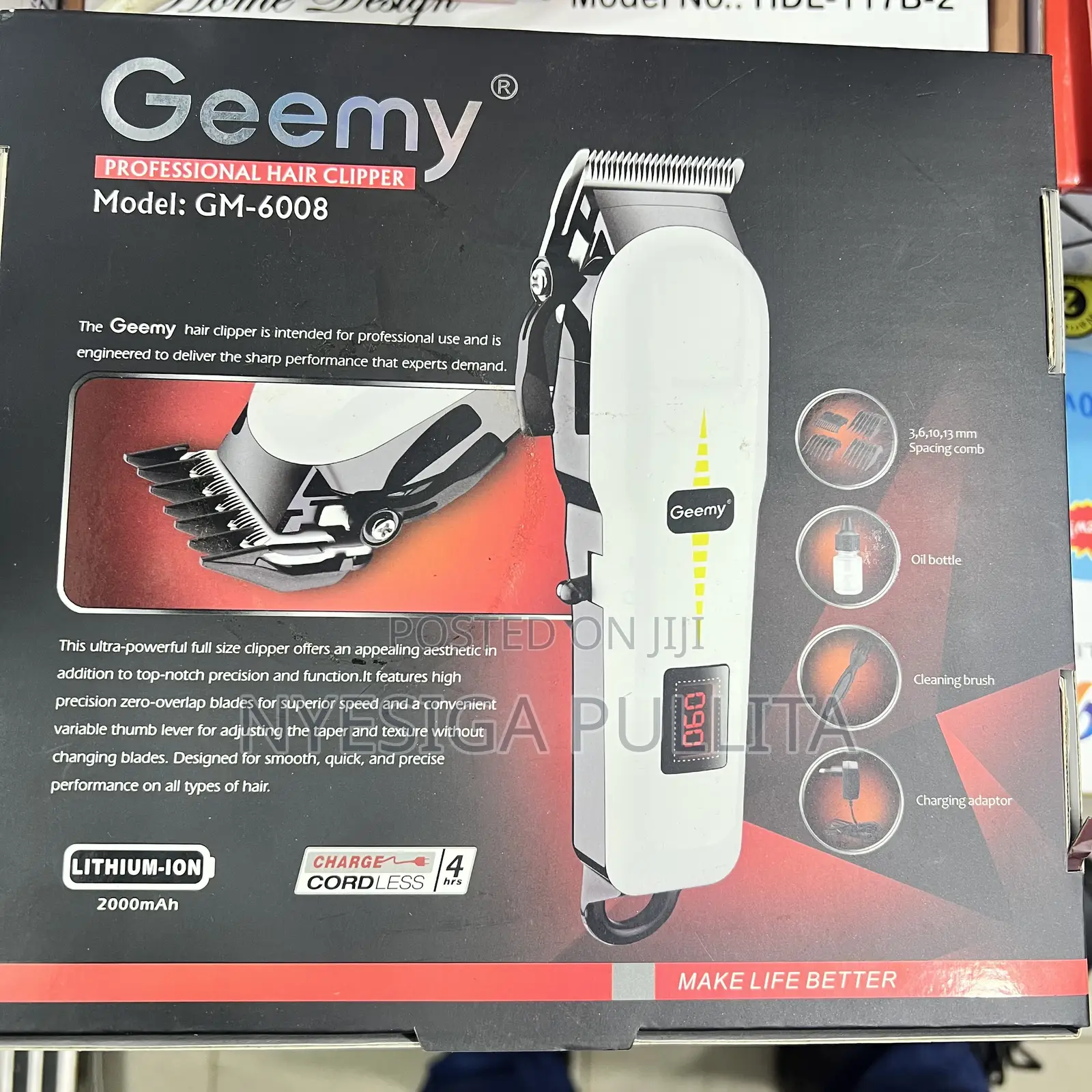 Rechargeable Hair Clipper ( Machine )
