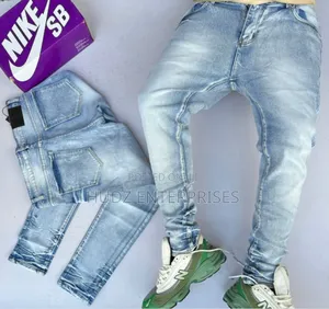 Latest Style Jeans in Sky Blue