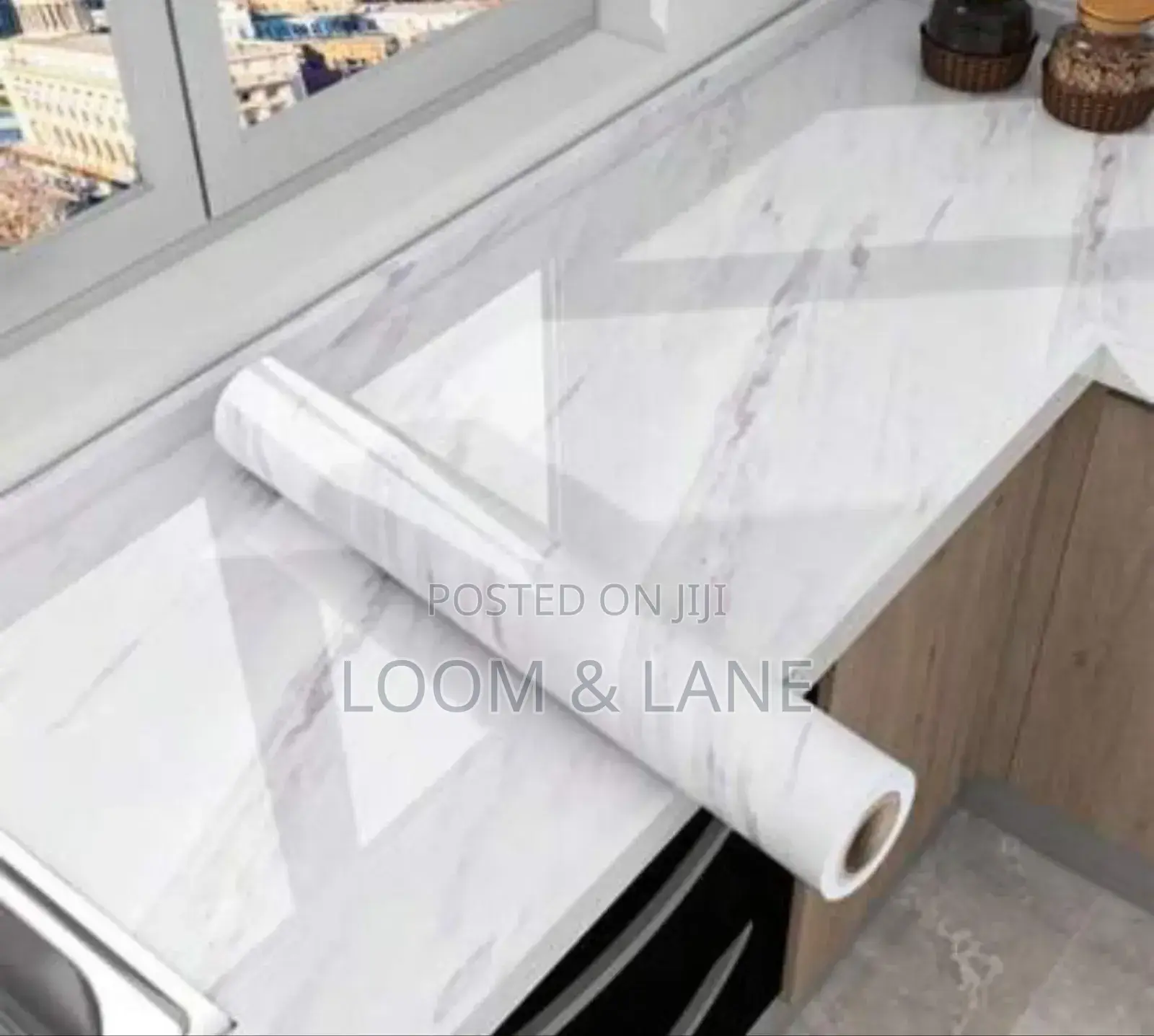 Marble Wallpaper Kitchen Waterproof Oil Proof Sticker