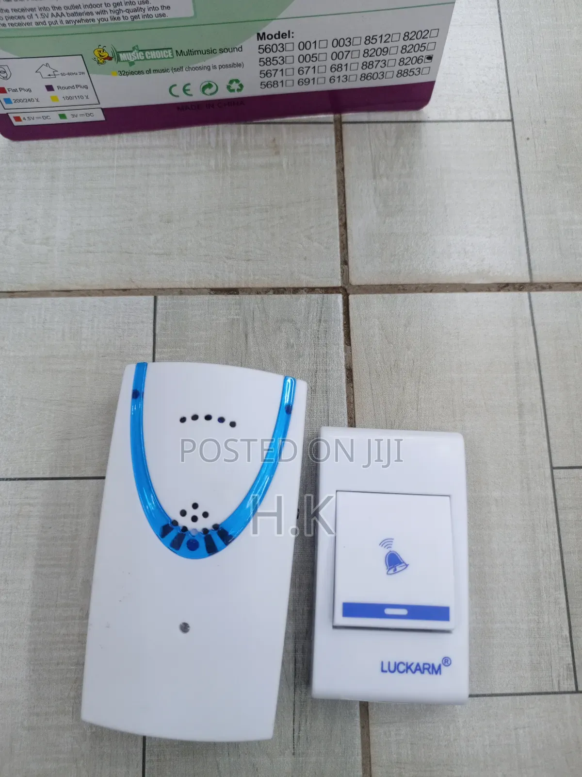 Luckarm Intelligent Wireless Remote Control Doorbell