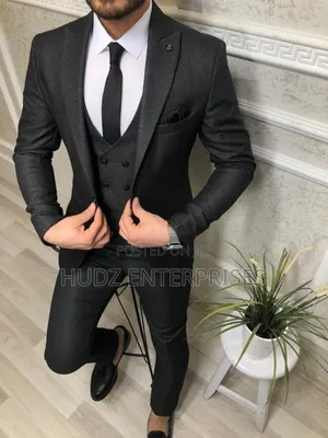 Classy Black Suit Turkey Made