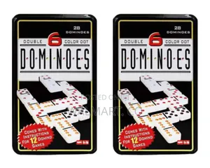 Double 6 Colour Dot Dominoes