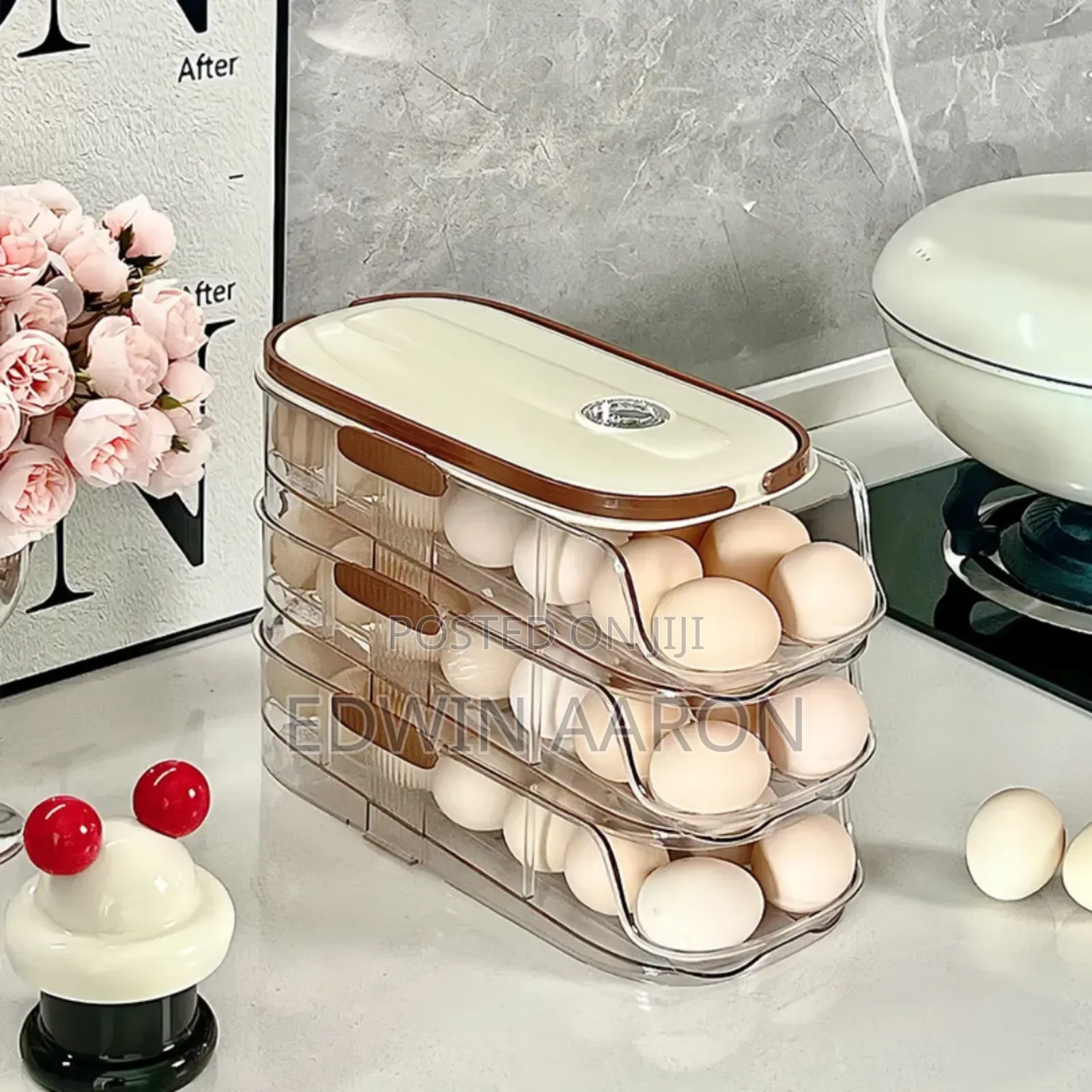 3 Layers Plastic Egg Tray
