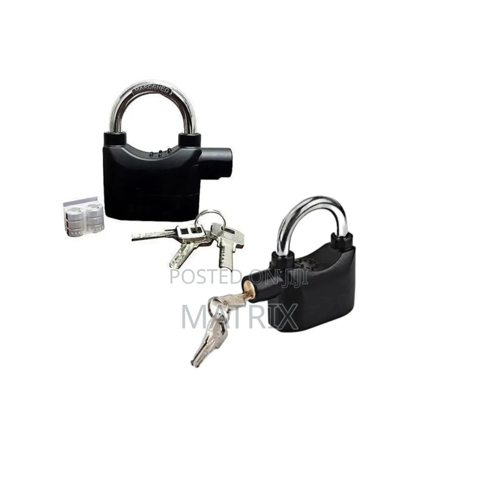 Kinbar Alarm Siren Security Padlock - Black