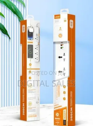 Ldnio Multi Socket Extension Lead With 5ac 3usb Power Socket