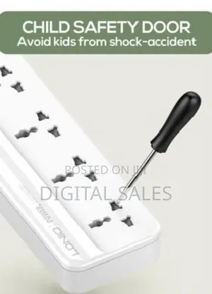 Ldnio 2500w Power Strip Surge Protector_5 Ac Outlets Sockets