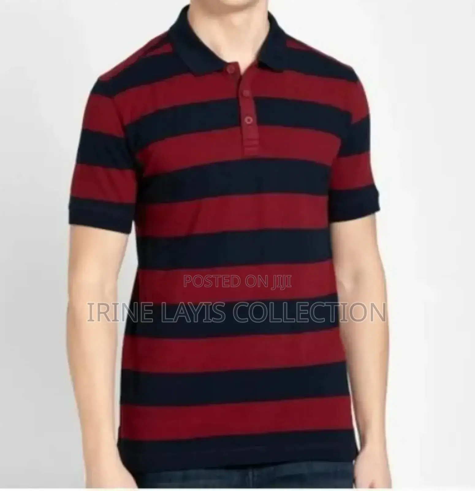 Men's Stripped Collar Shirts