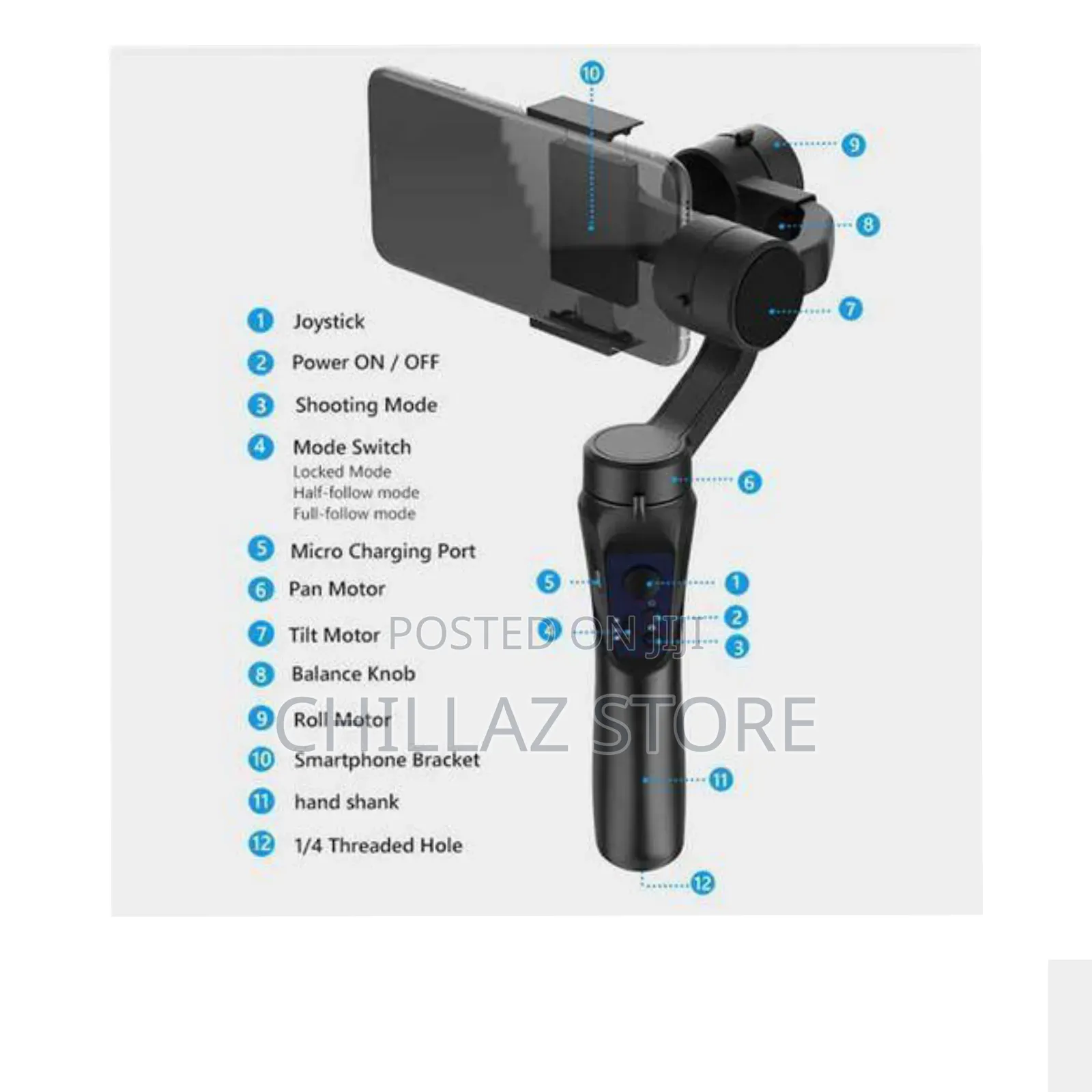 Wireless Gimbal Stabilizer Tripod.