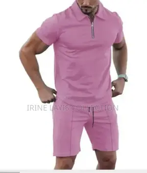 Men's 2 Piece Set (Short and Shirt)