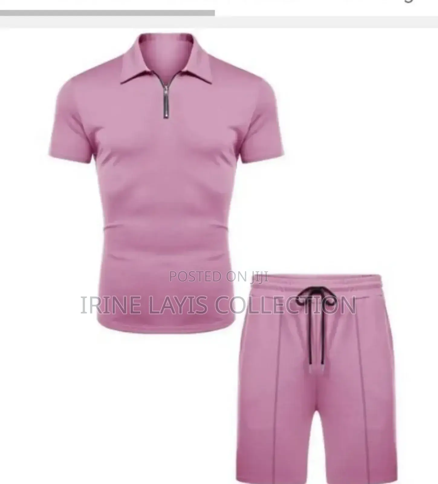 Men's 2 Piece Set (Short and Shirt)