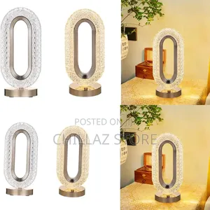 Led Crystal Oval Shaped Light.