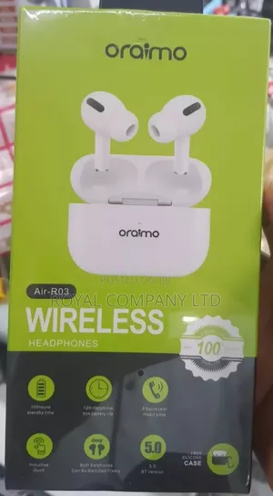 Oraimo Earphones/Air R03/With Silicone Cocer