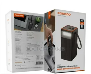 New Porodo 60000mah High Capacity Power Bank