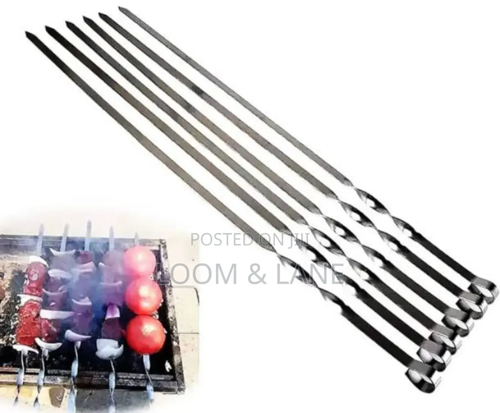 16inch 12pcs Food Camping Picnic Vegetable Needle