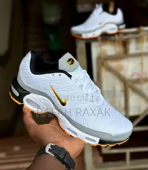 Classic White/Grey Nike Air Max Plus Tn Sneakers in Stock