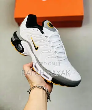 Original Nike Tn Plus “Blanco Amarillo” 2024 Sneakers