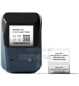 B1 2 Inch Thermal Label Maker With 1 Roll Free Tape.