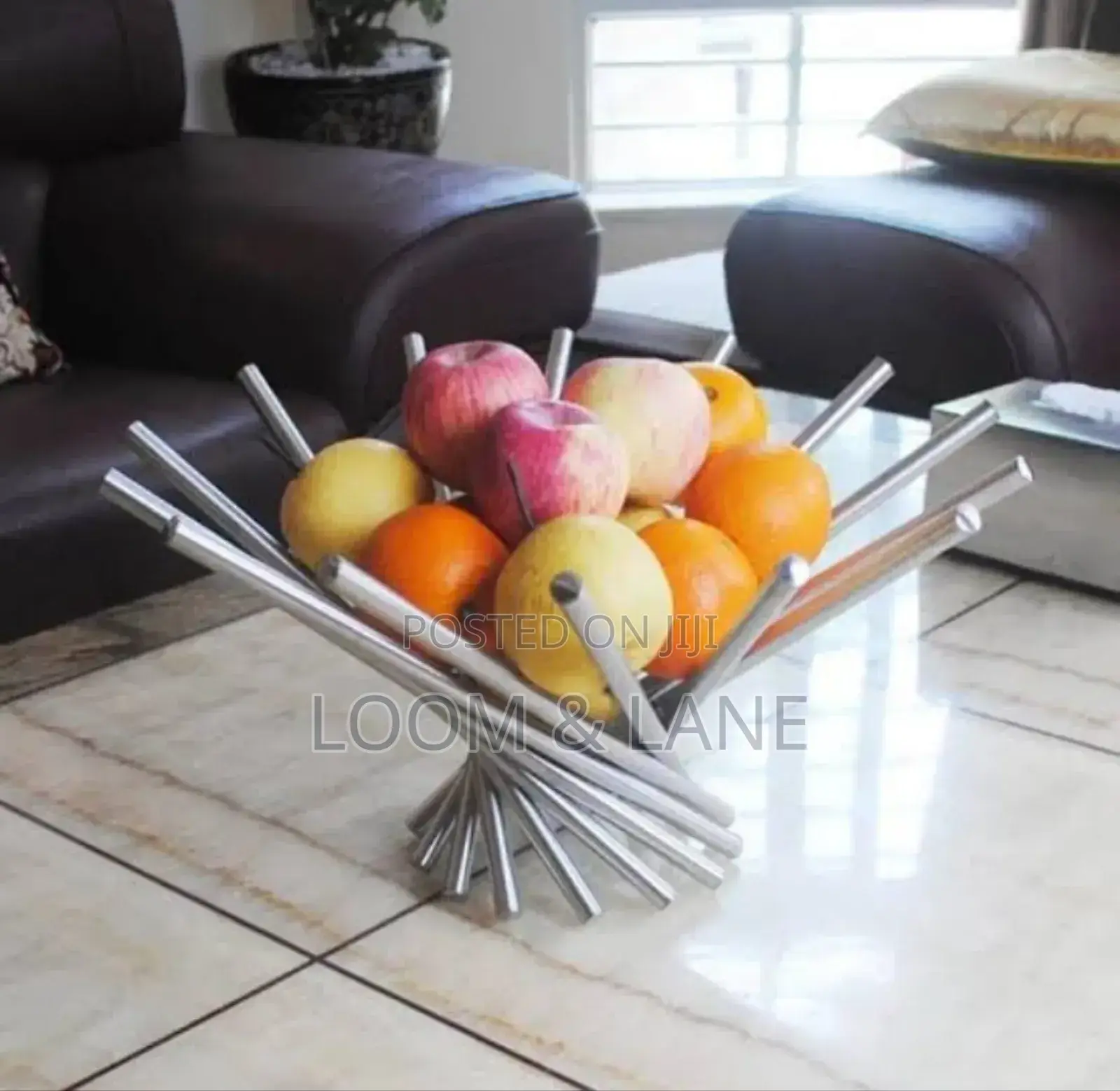 Metal Fruit Basket Bowl