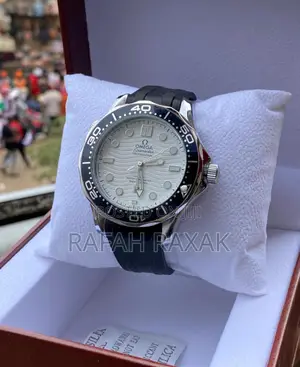 Original Omega Seamaster White Dial Rubber Straps Watch