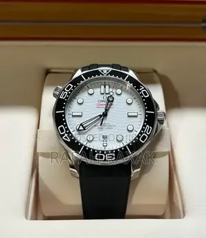 Original Omega Seamaster White Dial Rubber Straps Watch