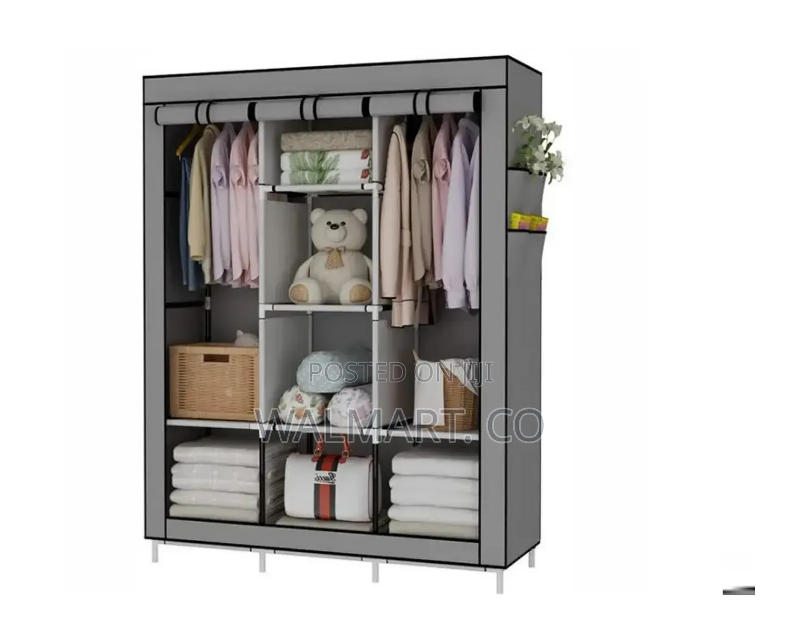 Metallic Frame Portable Wardrobe
