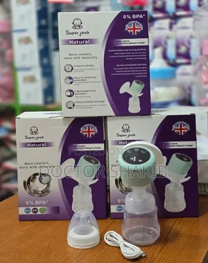 New Super Jack Single Natural Rechargeable Breast Milk Pump