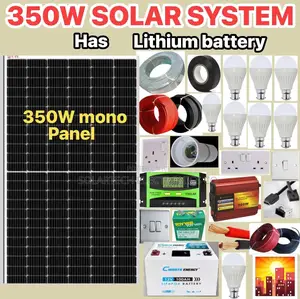 350w Solar System Kit Includes Original Lithium Battery