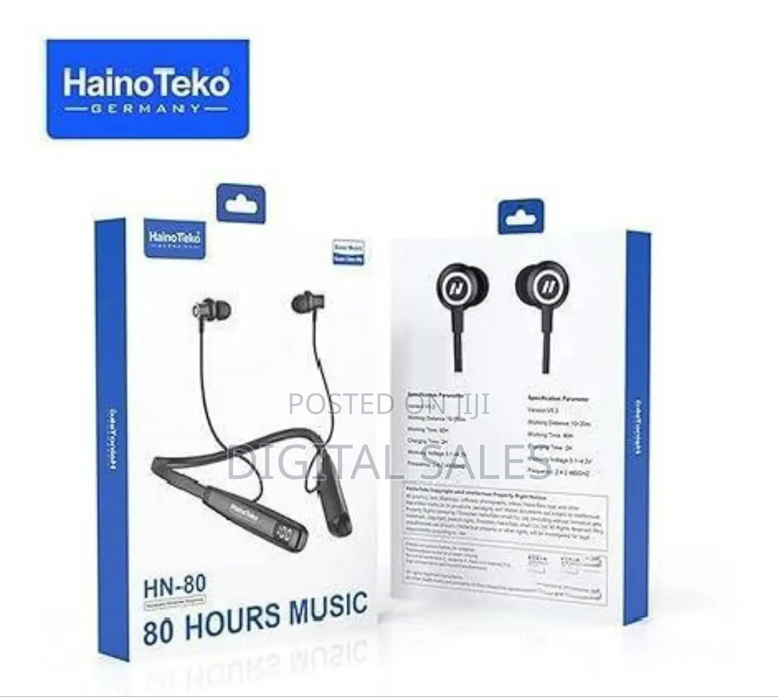 Haino Teko Hn80 Bluetooth Wireless Neckband