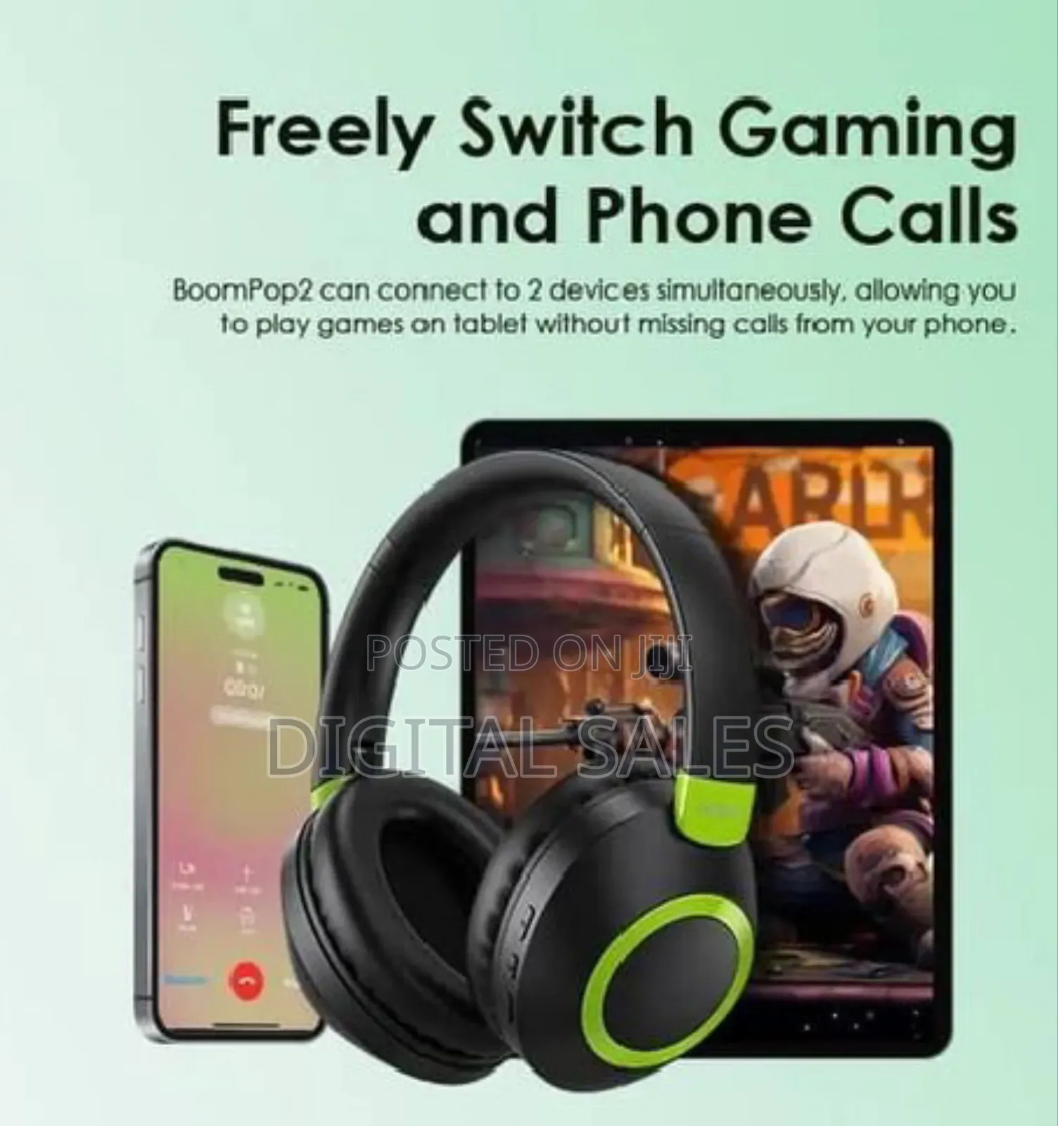 Oraimo Boompop 2 Powerful Deep Bass Wireless Headset