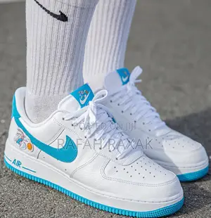 Classic Nike Air Force 1 Low “Space Jam” Leather Sneakers