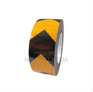 5cm by 50mtrs Truck Arrow Reflective Strip Warning Tape