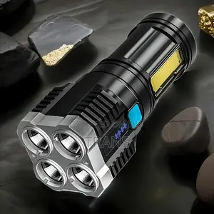 Rechargeable Bright High Power Led Flashlight Long-Lasting!