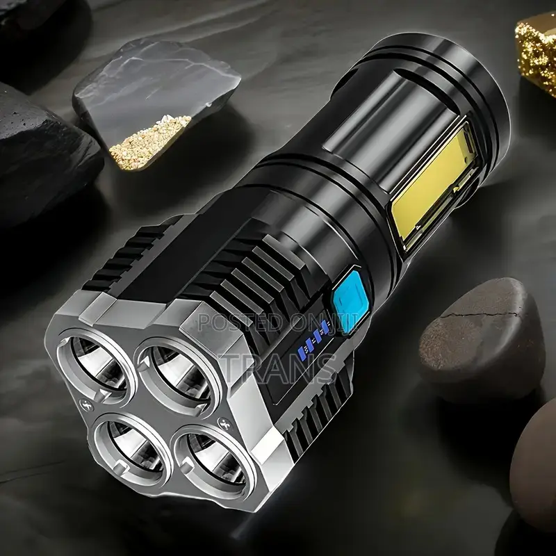 Rechargeable Bright High Power Led Flashlight Long-Lasting!