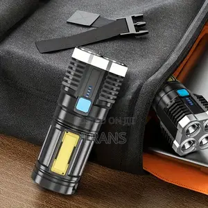 Rechargeable Bright High Power Led Flashlight Long-Lasting!