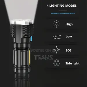 Rechargeable Bright High Power Led Flashlight Long-Lasting!