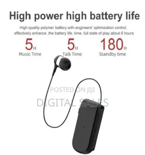 Art Wireless Stereo Clip-on Headset, Bluetooth