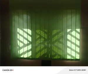 Lemon Green Vertical Blind Curtains