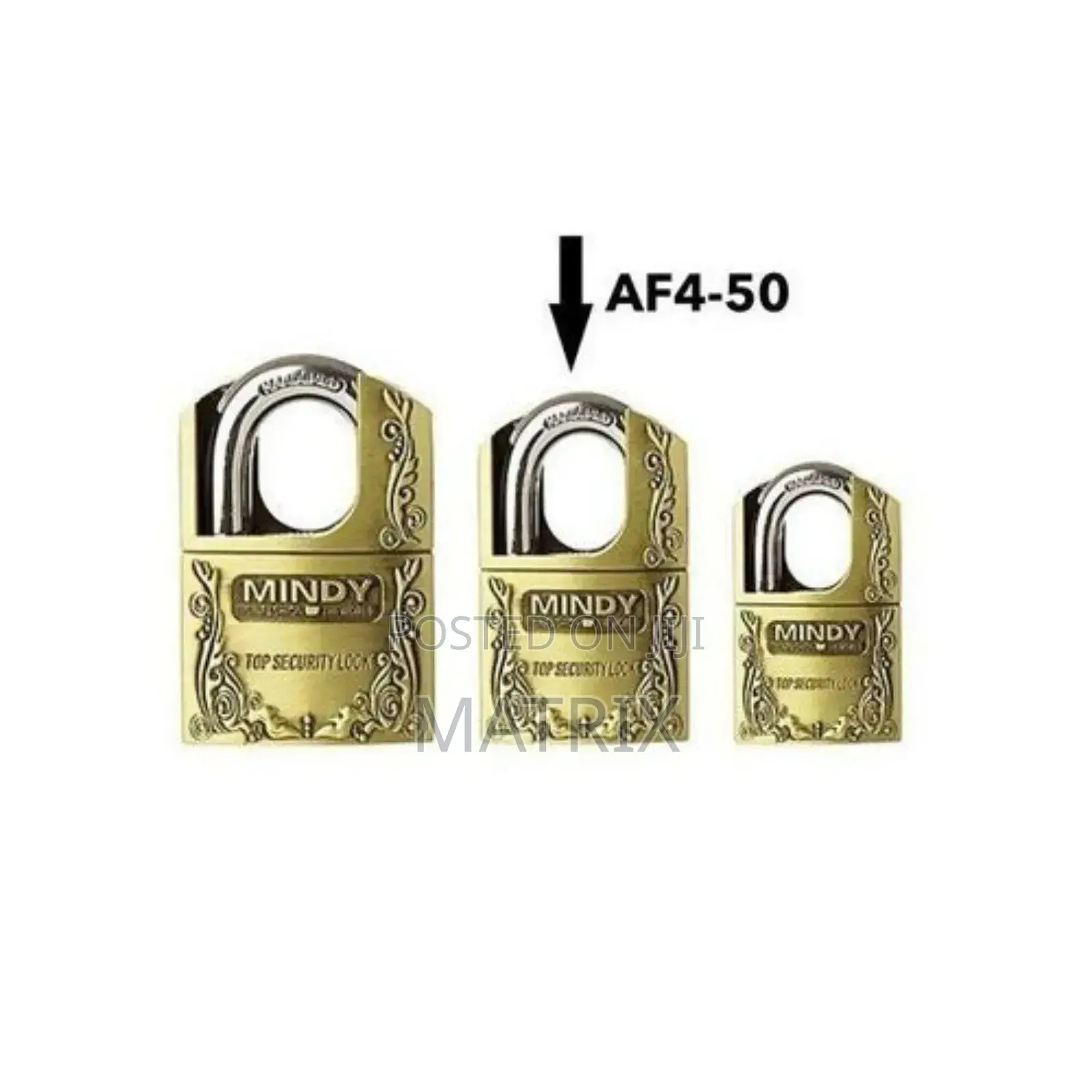 Mindy Secure Hardened Steel Padlock