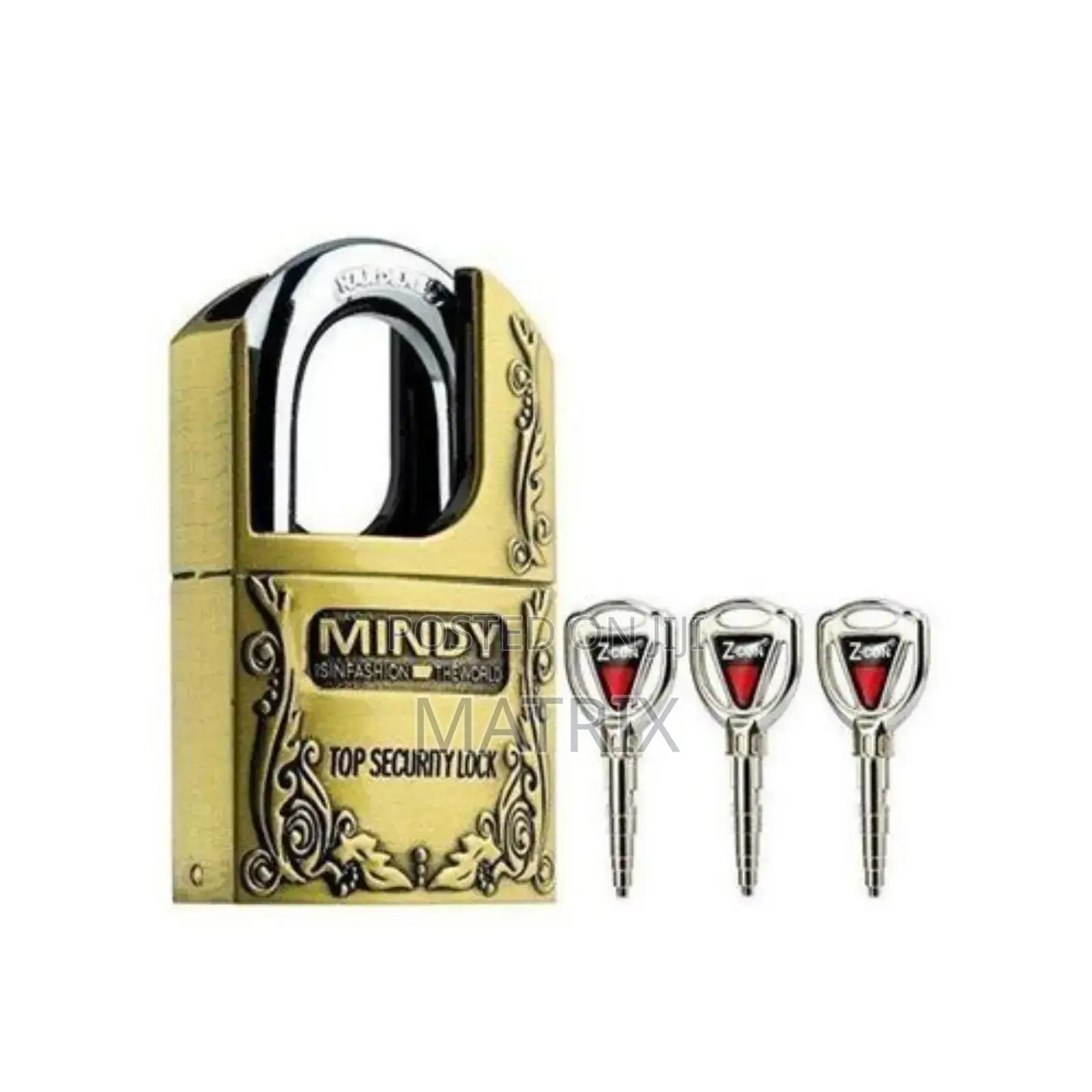 Mindy Secure Hardened Steel Padlock