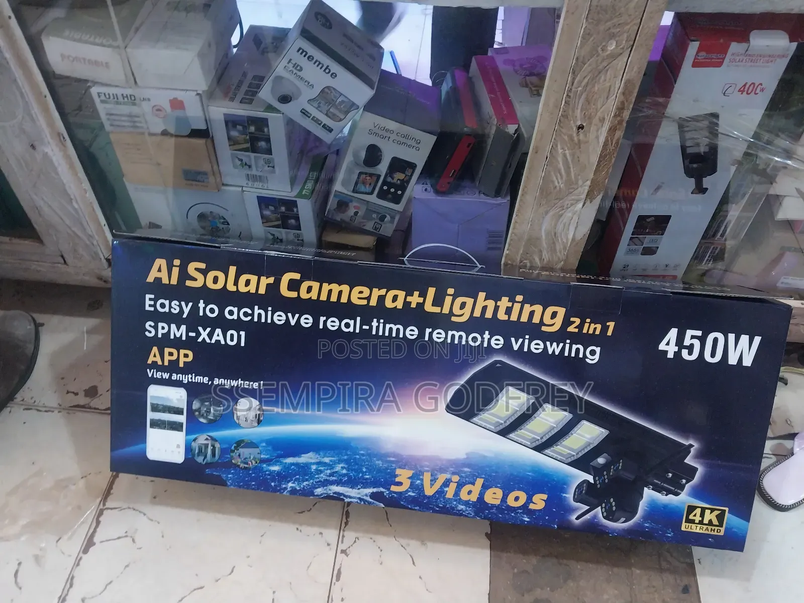 Solar Camera With Motion Sensor Light