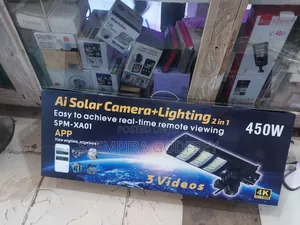 Solar Camera With Motion Sensor Light
